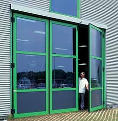 Folding glazed doors